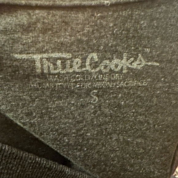TRUE COOKS Chef in Kitchen Gray Short Sleeve T-Shirt X Size : Small - Picture 4 of 4